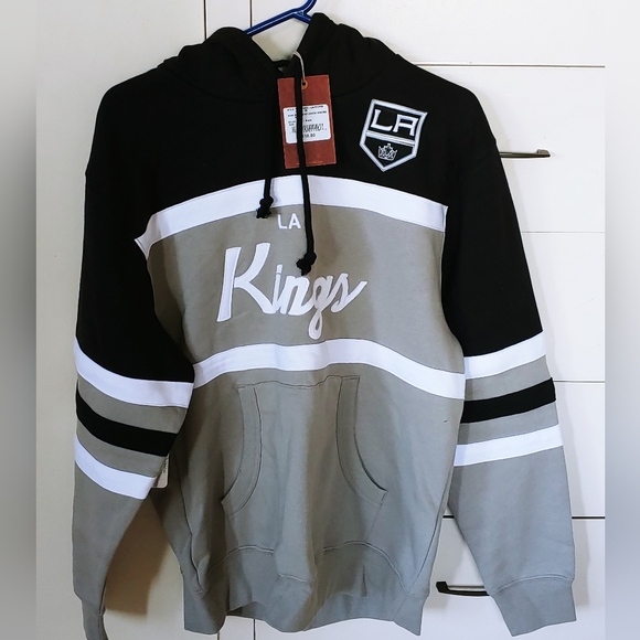 New NHL LA kings head coach hoodie Mitchell & ness